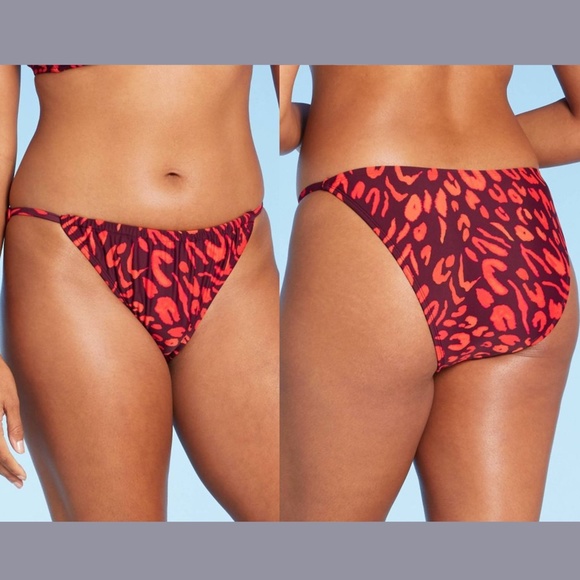 NWT Shade & Shore [ Small‎ ] One Shoulder Top + Cheeky Bikini Bottom - Picture 3 of 14